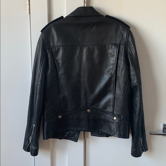Hedi Slimane YSL Saint Laurent Moto Leather Jacket - Picture 4 of 6